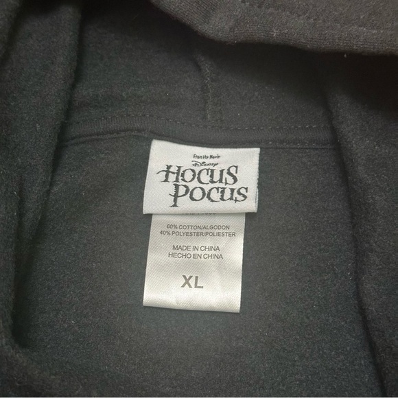 Disney Black Hocus Pocus Graphic Hoodie size XL - Picture 9 of 10